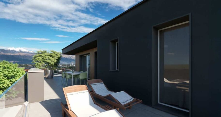 Renoir_Attico1-enhanced - Residenze Renoir nuova costruzione a Pordenone -