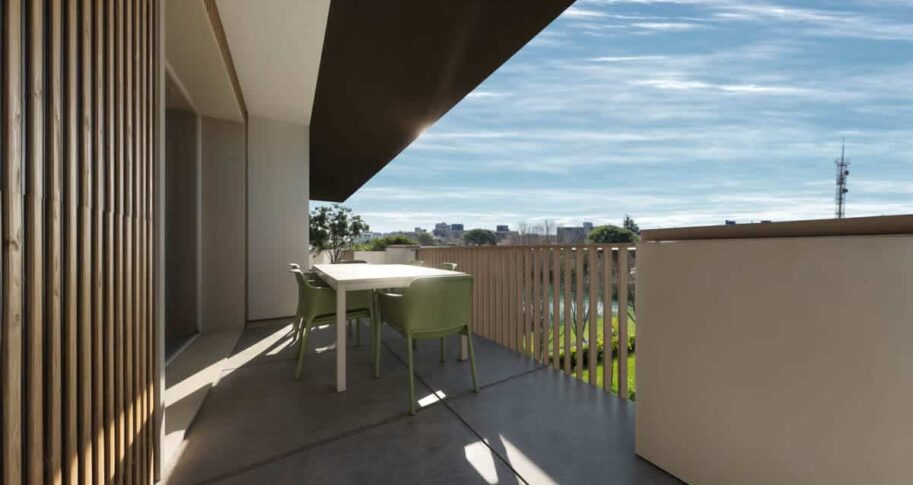 Renoir_Terrazzoretro-enhanced - Residenze Renoir nuova costruzione a Pordenone -