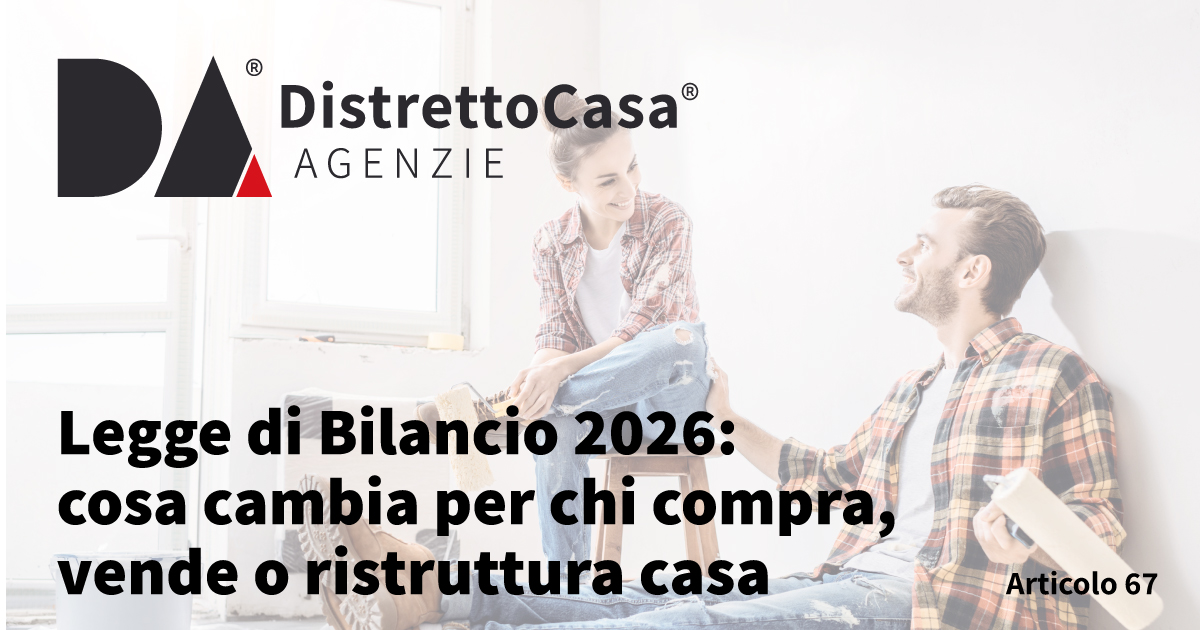 HOME 175 Legge di Bilancio 2026: cosa cambia per chi compra, vende o ristruttura casa