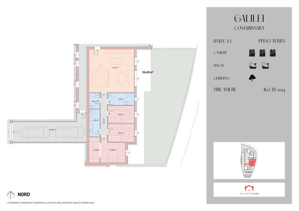 Appartamento in Vendita a Costabissara - Rif. GAL/03 - planimetria