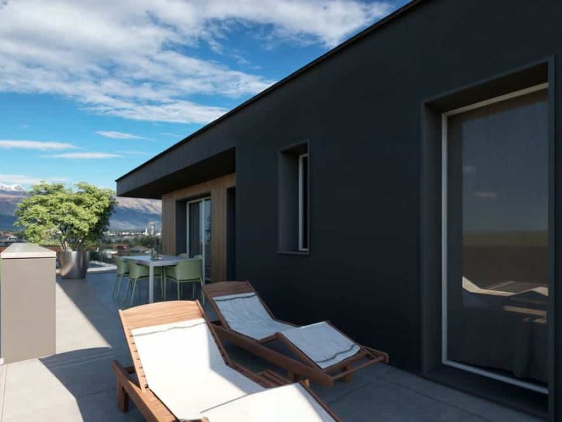 Renoir_Attico1-enhanced - Residenze Renoir nuova costruzione a Pordenone -